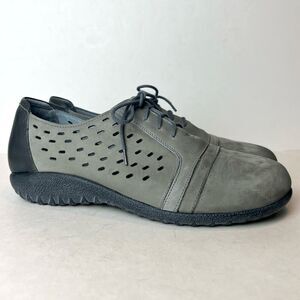 NAOT Footwear Women's Lalo Leather Sneakers Gray Sz 9
